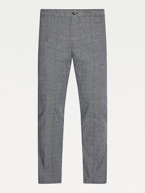 Grey Tommy Hilfiger Bleecker Slim Fit Check Men's Pants | TH427DQW