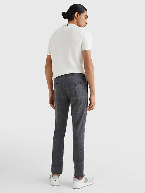 Grey Tommy Hilfiger Bleecker Slim Fit Jersey Men's Pants | TH963OMV