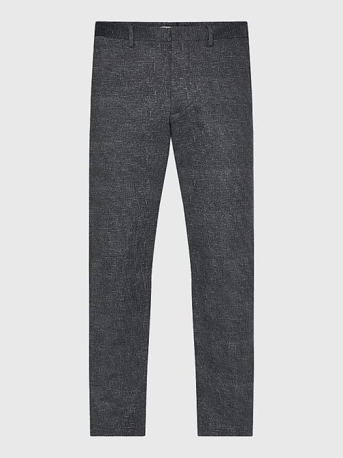 Grey Tommy Hilfiger Bleecker Slim Fit Jersey Men's Pants | TH963OMV