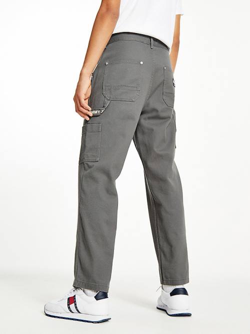 Grey Tommy Hilfiger Carpenter Style Men's Pants | TH416TSU