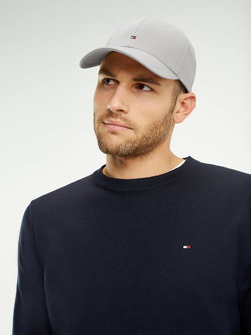 Grey Tommy Hilfiger Classic Baseball Cap Men\'s Hats | TH347FYH