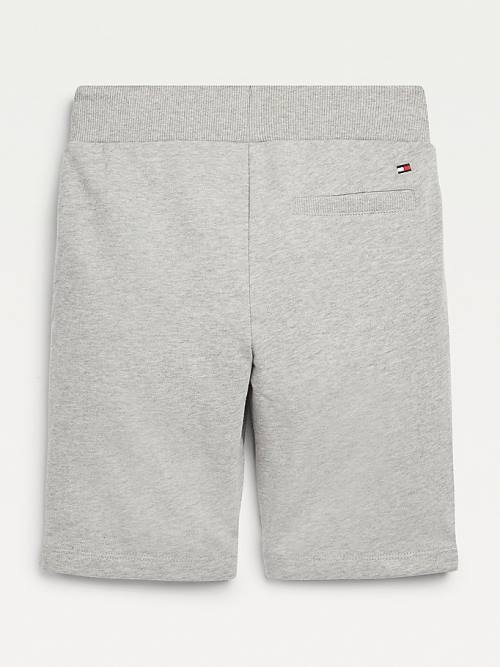 Grey Tommy Hilfiger Essential Drawstring Sweat Shorts Boys' Pants | TH541AZJ