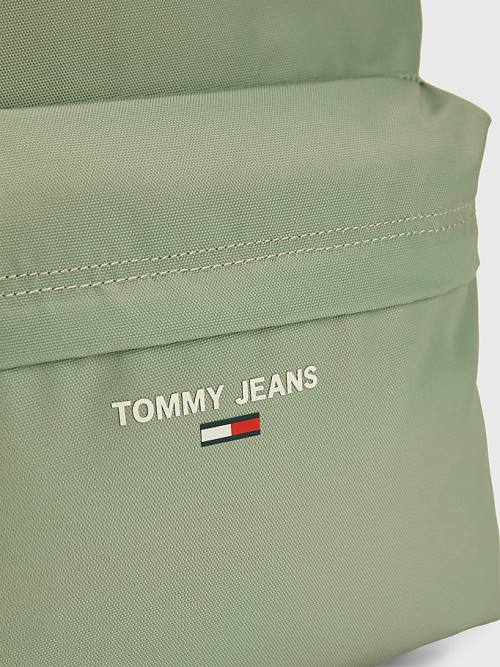 Grey Tommy Hilfiger Essential Logo Backpack Men's Bags | TH972MVJ