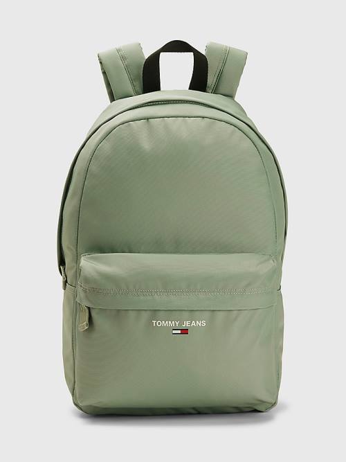 Grey Tommy Hilfiger Essential Logo Backpack Men\'s Bags | TH972MVJ