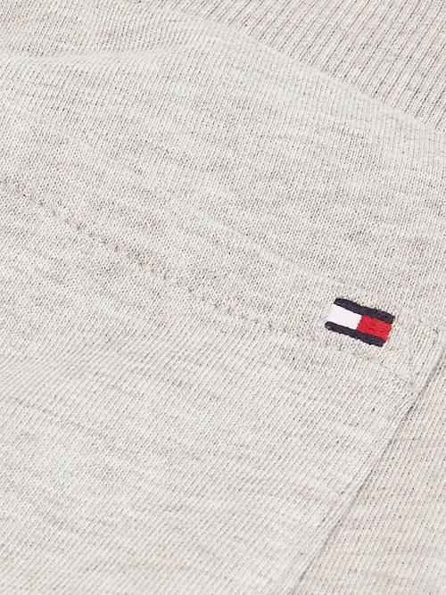 Grey Tommy Hilfiger Essential Organic Cotton Logo Joggers Boys' Pants | TH287KZD