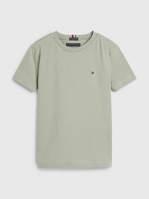 Grey Tommy Hilfiger Essential Organic Cotton Boys\' T Shirts | TH643HBF