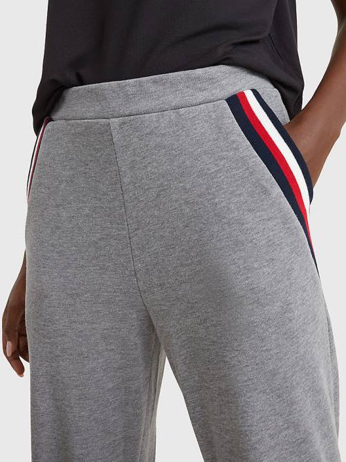 Grey Tommy Hilfiger Lounge Cuffed Joggers Women's Pants | TH305FPX