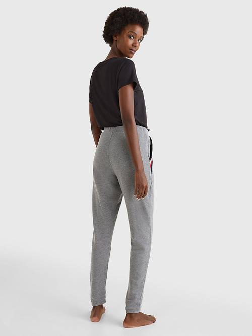 Grey Tommy Hilfiger Lounge Cuffed Joggers Women's Pants | TH305FPX