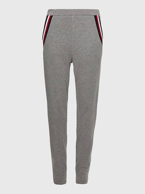 Grey Tommy Hilfiger Lounge Cuffed Joggers Women's Pants | TH305FPX