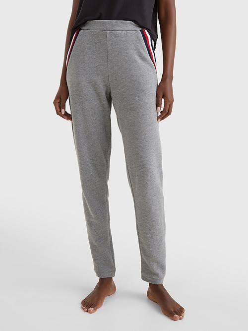 Grey Tommy Hilfiger Lounge Cuffed Joggers Women\'s Pants | TH305FPX