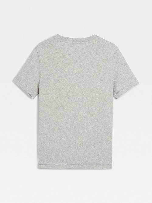 Grey Tommy Hilfiger Recycled Smiley Boys' T Shirts | TH946FRP