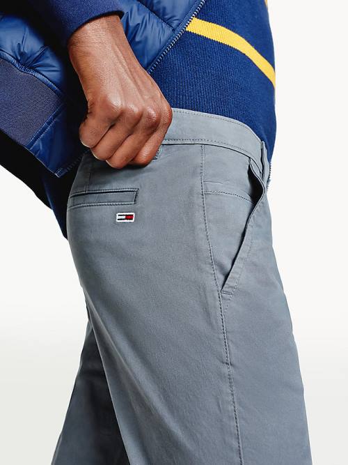 Grey Tommy Hilfiger Scanton Slim Fit Chinos Men's Pants | TH683PNO