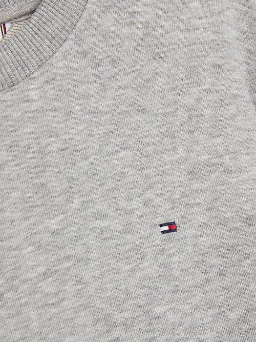 Grey Tommy Hilfiger Signature Sweatshirt Girls' Dress | TH658VNH