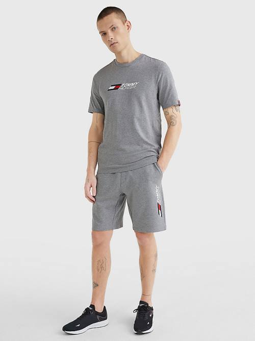 Grey Tommy Hilfiger Sport Essential TH Cool Sweat Men's Shorts | TH084EGL