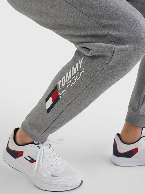 Grey Tommy Hilfiger Sport Essential TH Cool Joggers Men's Pants | TH590QAZ