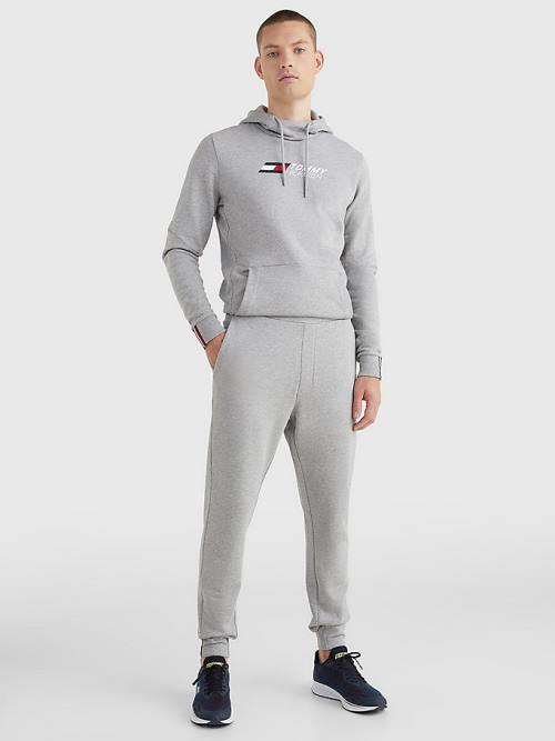 Grey Tommy Hilfiger Sport Terry Joggers Men's Pants | TH290GZT