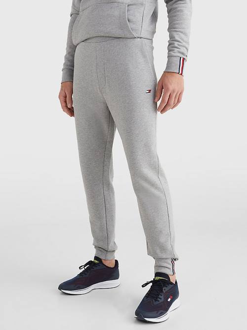 Grey Tommy Hilfiger Sport Terry Joggers Men\'s Pants | TH290GZT