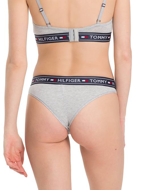 Grey Tommy Hilfiger Stretch Cotton Brazilian Briefs Women's Underwear | TH683HUA