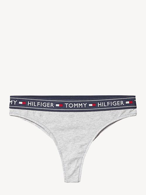 Grey Tommy Hilfiger Stretch Cotton Brazilian Briefs Women's Underwear | TH683HUA