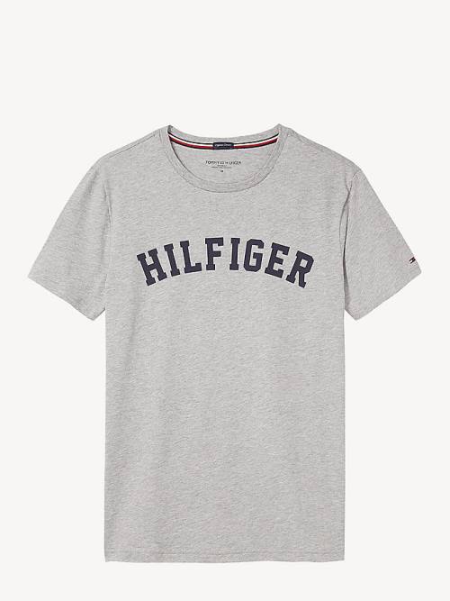 Grey Tommy Hilfiger Tommy Hilfiger Logo Men's Pyjamas | TH531CIO