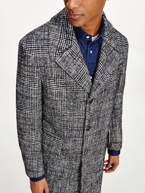 Grey Tommy Hilfiger Tommy x Lardini Wool Blend Slim Fit Men's Coats | TH205XDM