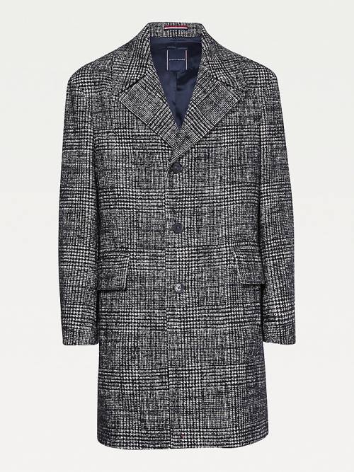 Grey Tommy Hilfiger Tommy x Lardini Wool Blend Slim Fit Men's Coats | TH205XDM