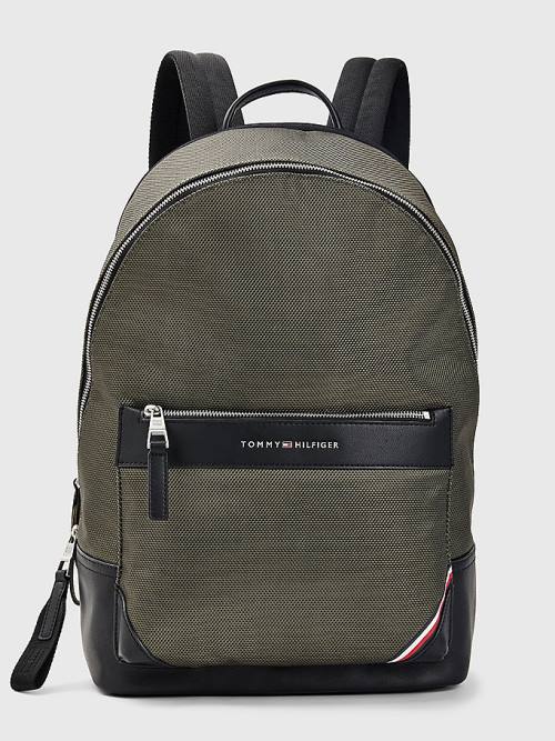 Khaki Tommy Hilfiger 1985 Backpack Men\'s Bags | TH471LOV