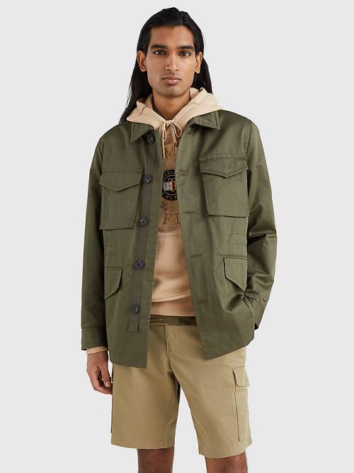 Khaki Tommy Hilfiger Four Pocket Field Men\'s Jackets | TH639VDS