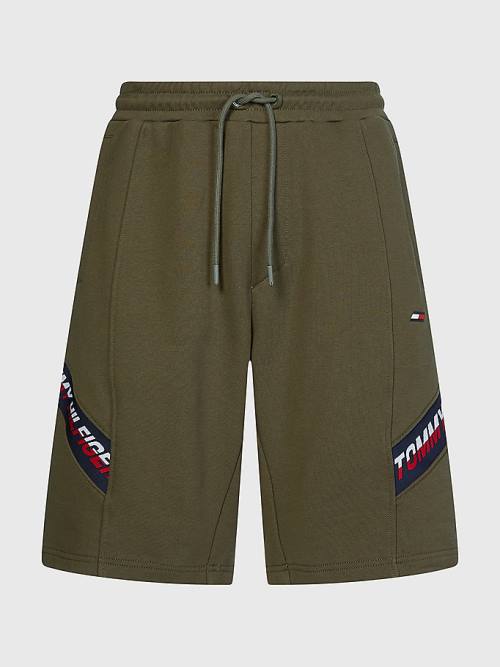 Khaki Tommy Hilfiger Sport TH Cool Organic Cotton Men's Shorts | TH425XHP