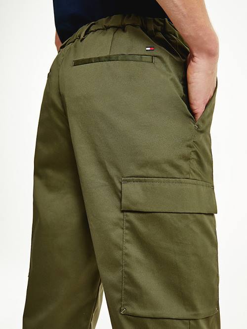 Khaki Tommy Hilfiger TH Modern Slim Fit Cargo Men's Pants | TH294MZN