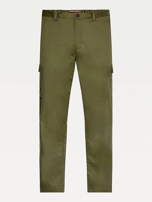 Khaki Tommy Hilfiger TH Modern Slim Fit Cargo Men's Pants | TH294MZN