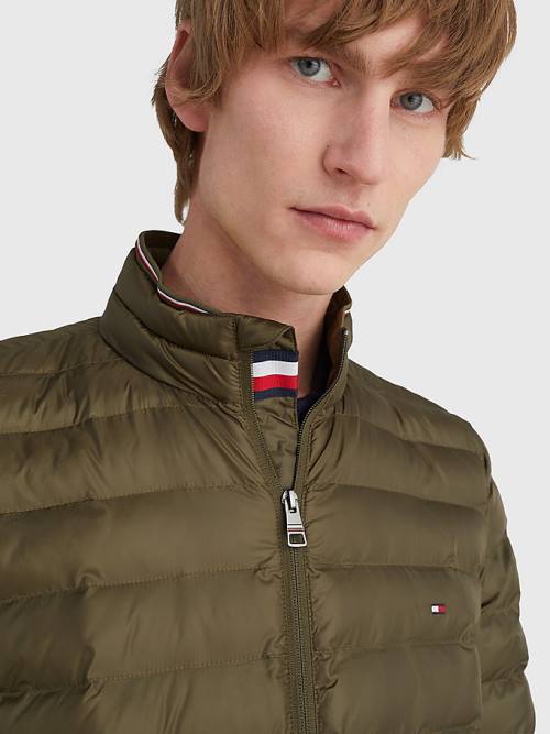 Khaki Tommy Hilfiger TH Warm Padded Men's Jackets | TH804BKX