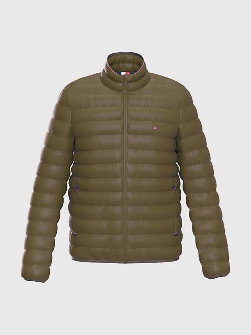 Khaki Tommy Hilfiger TH Warm Padded Men's Jackets | TH804BKX