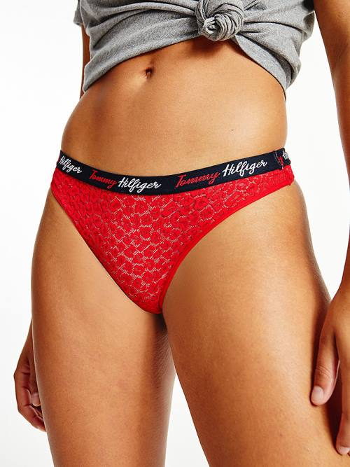 Multi Tommy Hilfiger 5-Pack Thongs Women's Underwear | TH821TXJ