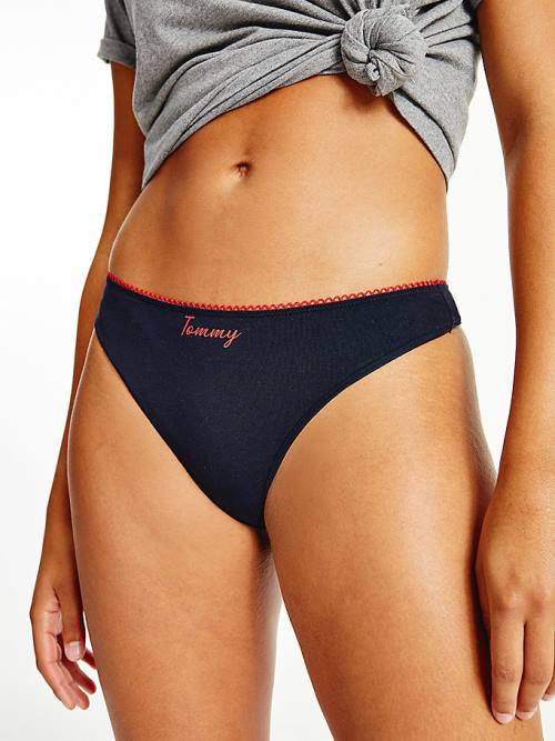 Multi Tommy Hilfiger 5-Pack Thongs Women's Underwear | TH821TXJ