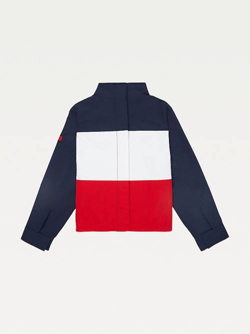 Multi Tommy Hilfiger Adaptive Seated Fit Colour-Blocked Regatta Boys' Jackets | TH324APE