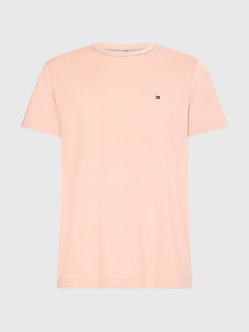 Orange Tommy Hilfiger 1985 Essential Flag Men's T Shirts | TH702CFZ