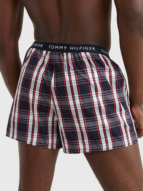 Orange Tommy Hilfiger 3-Pack Logo Waistband Button Fly Boxers Men's Underwear | TH098JAU