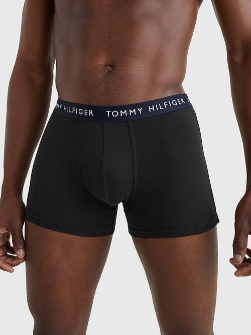 Orange Tommy Hilfiger 5-Pack Logo Waistband Trunks Men's Underwear | TH981STR