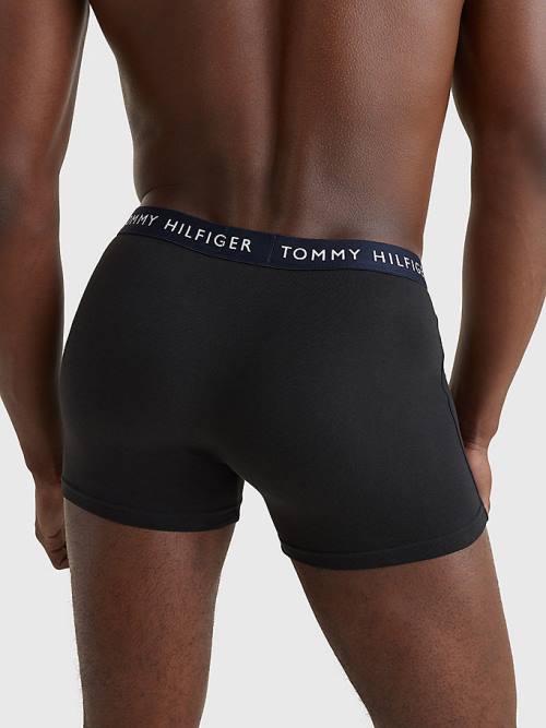 Orange Tommy Hilfiger 5-Pack Logo Waistband Trunks Men's Underwear | TH981STR