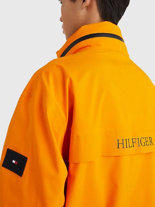 Orange Tommy Hilfiger GORE-TEX Padded Men's Jackets | TH861ARM