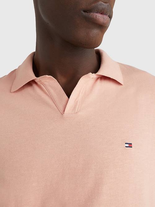 Orange Tommy Hilfiger TH Flex Slim Fit Men's Polo Shirts | TH307PYQ