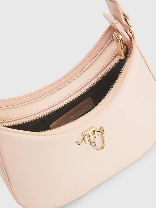 Pink Tommy Hilfiger Chain Shoulder Women's Bags | TH307DRJ