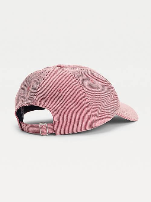 Pink Tommy Hilfiger College Baseball Cap Men's Hats | TH829OFM