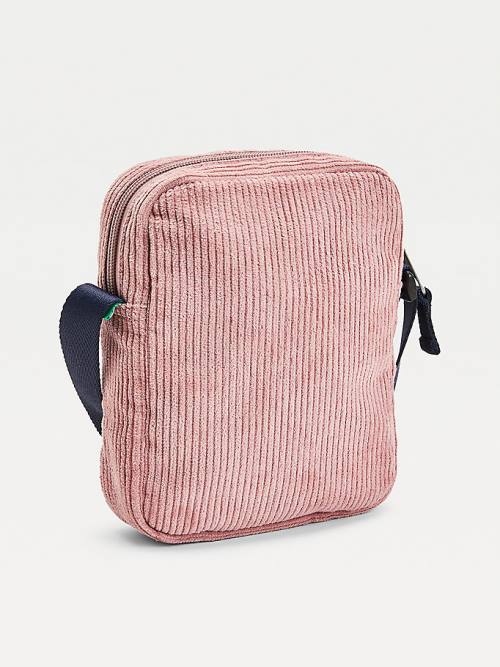 Pink Tommy Hilfiger College Crossbody Men's Bags | TH254KIR