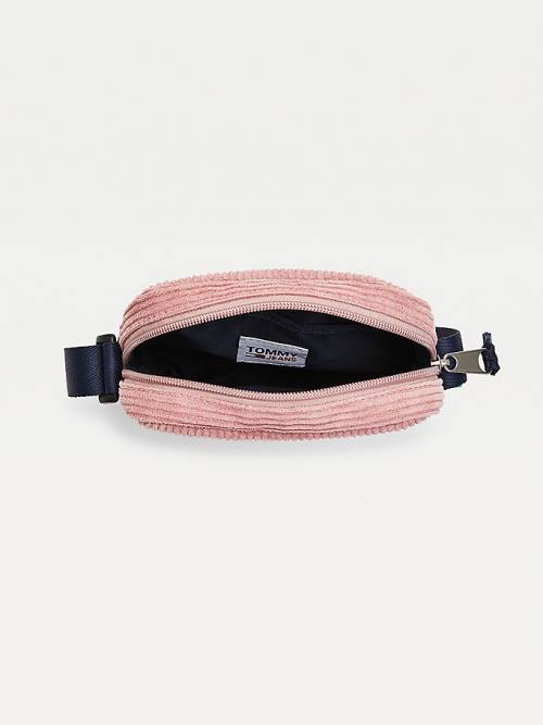 Pink Tommy Hilfiger College Crossbody Men's Bags | TH254KIR