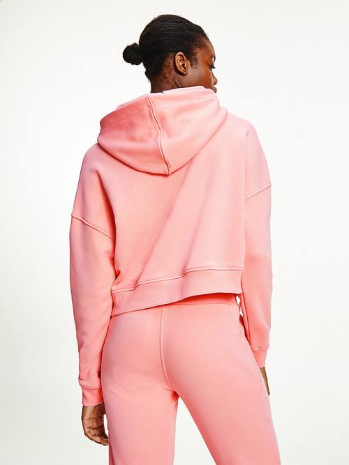 Pink Tommy Hilfiger Sport Graphic Women's Hoodie | TH041GEF