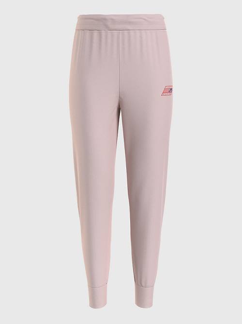 Pink Tommy Hilfiger Sport Relaxed Fit Joggers Women\'s Pants | TH967FDP