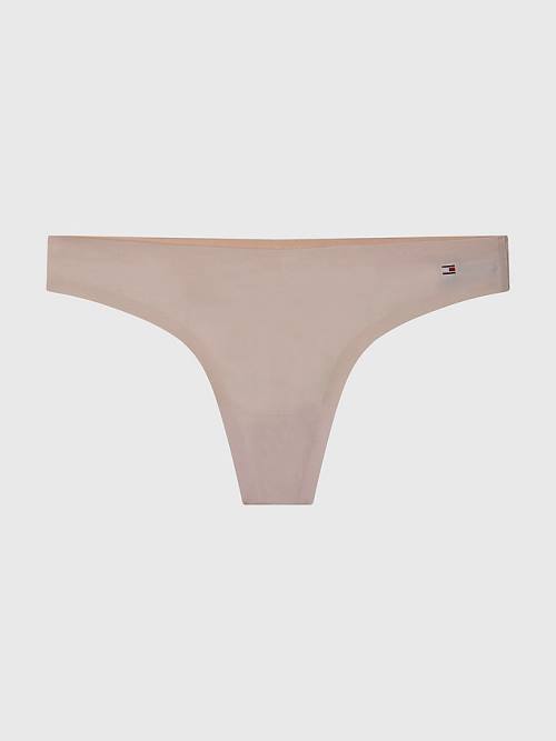 Pink Tommy Hilfiger TH Ultra Soft Thong Women's Underwear | TH630THM