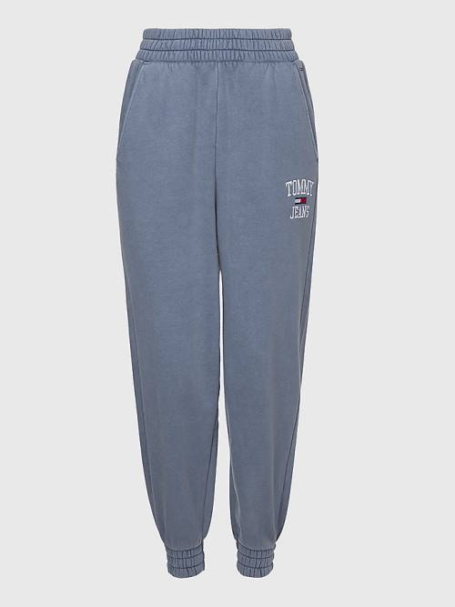 Purple Tommy Hilfiger Relaxed Fit Logo Joggers Women's Pants | TH481KXB